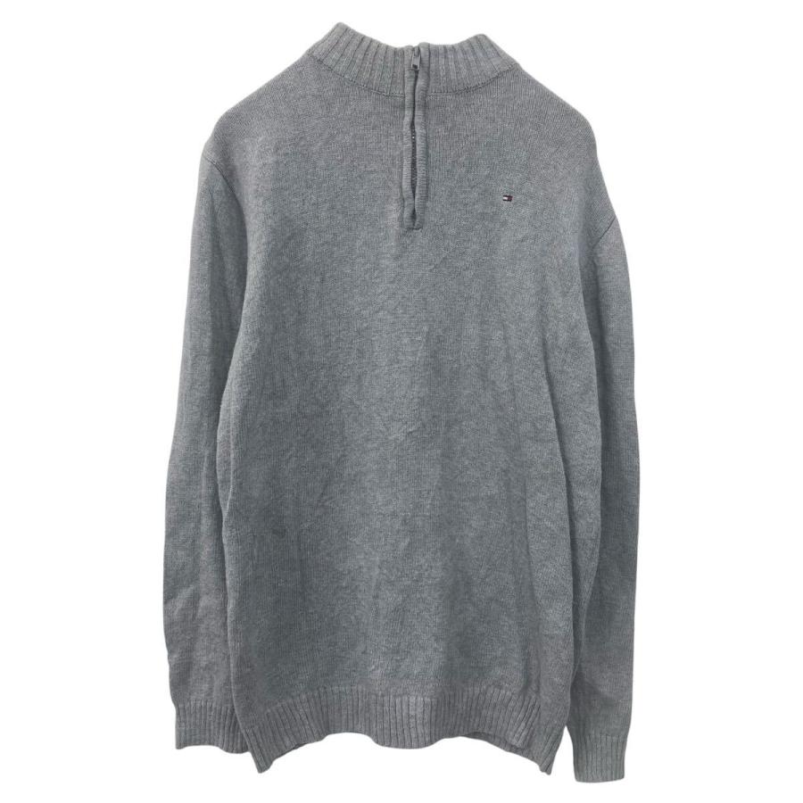 TOMMY HILFIGER コットンニット セーター XL グレー トミー 