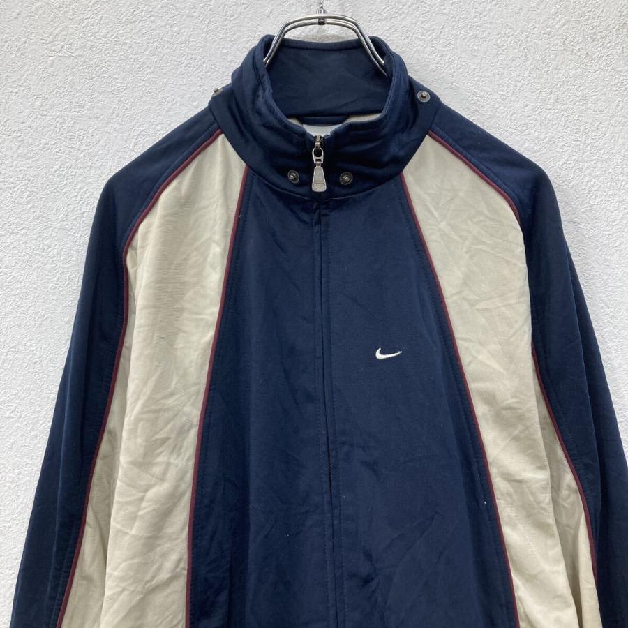 NIKE ロゴジャージ M ネイビー マルチカラー ナイキ ジップアップ 刺繍