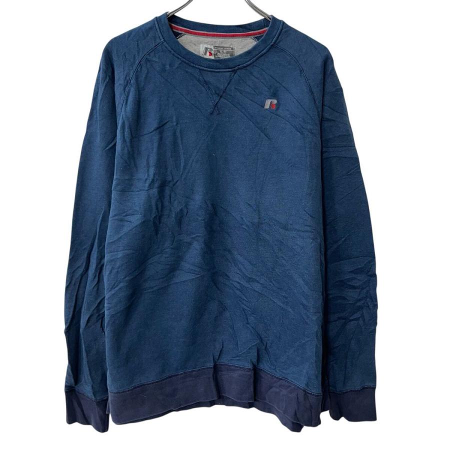 Russell Athletic ロゴスウェット トレーナー XL ネイビー ラッセル 