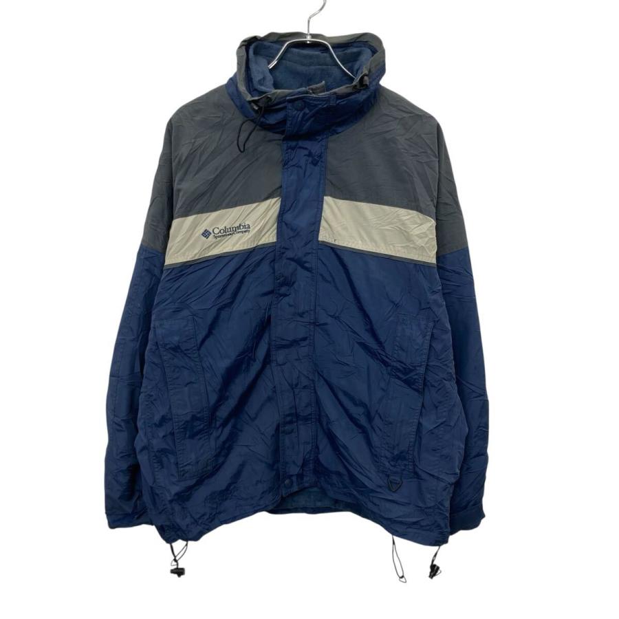 Columbia マウンテンジャケット L ネイビー系 チャコールグレー 