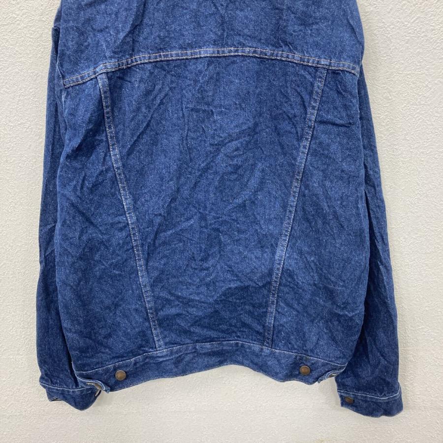 90s RUSTLER デニムジャケット XL インディゴブルー ラスラー ボタン
