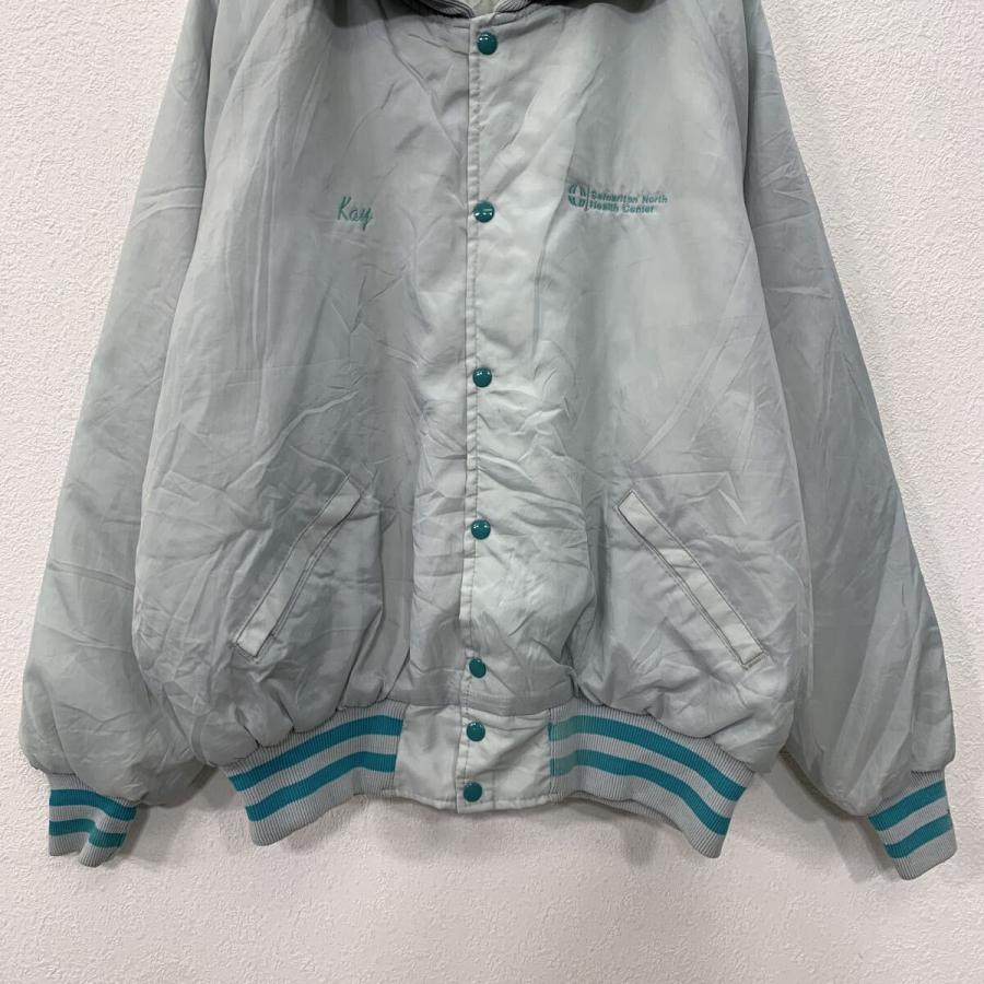 HARVARD CLOTHING スタジアムジャケット L ライトグレー グリーン