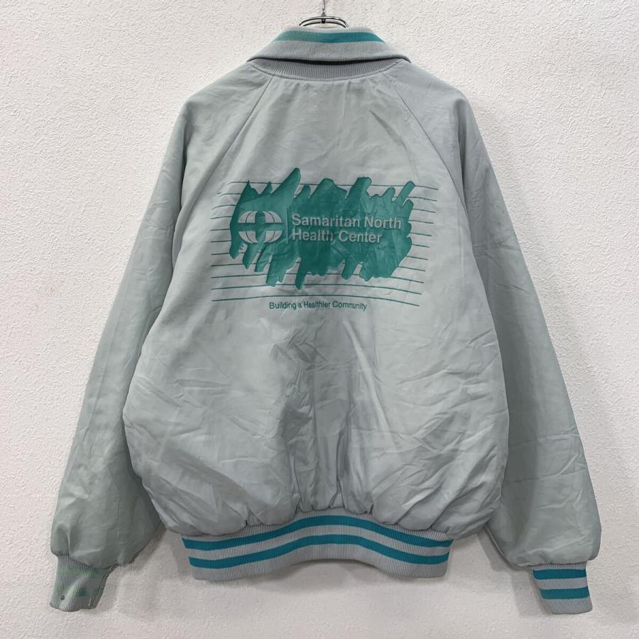 HARVARD CLOTHING スタジアムジャケット L ライトグレー グリーン