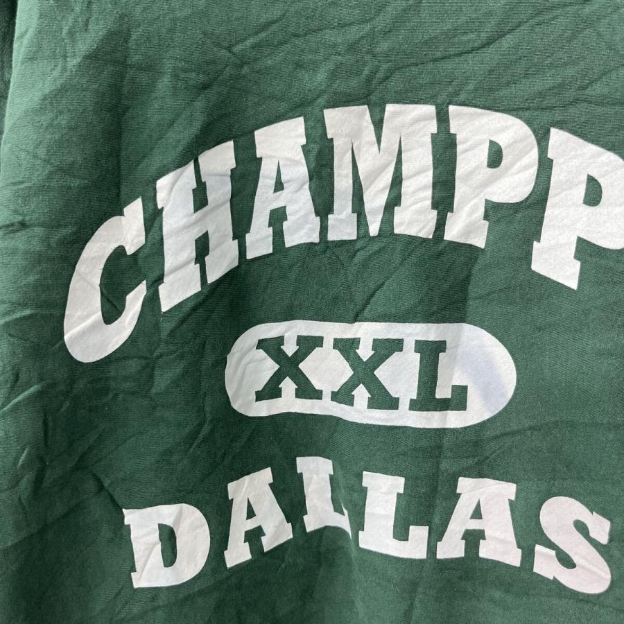 【the cotton exchange】ロゴスウェット オーバーサイズパーカー the cotton exchange ロゴスウェット トレーナー 2XL グリーン