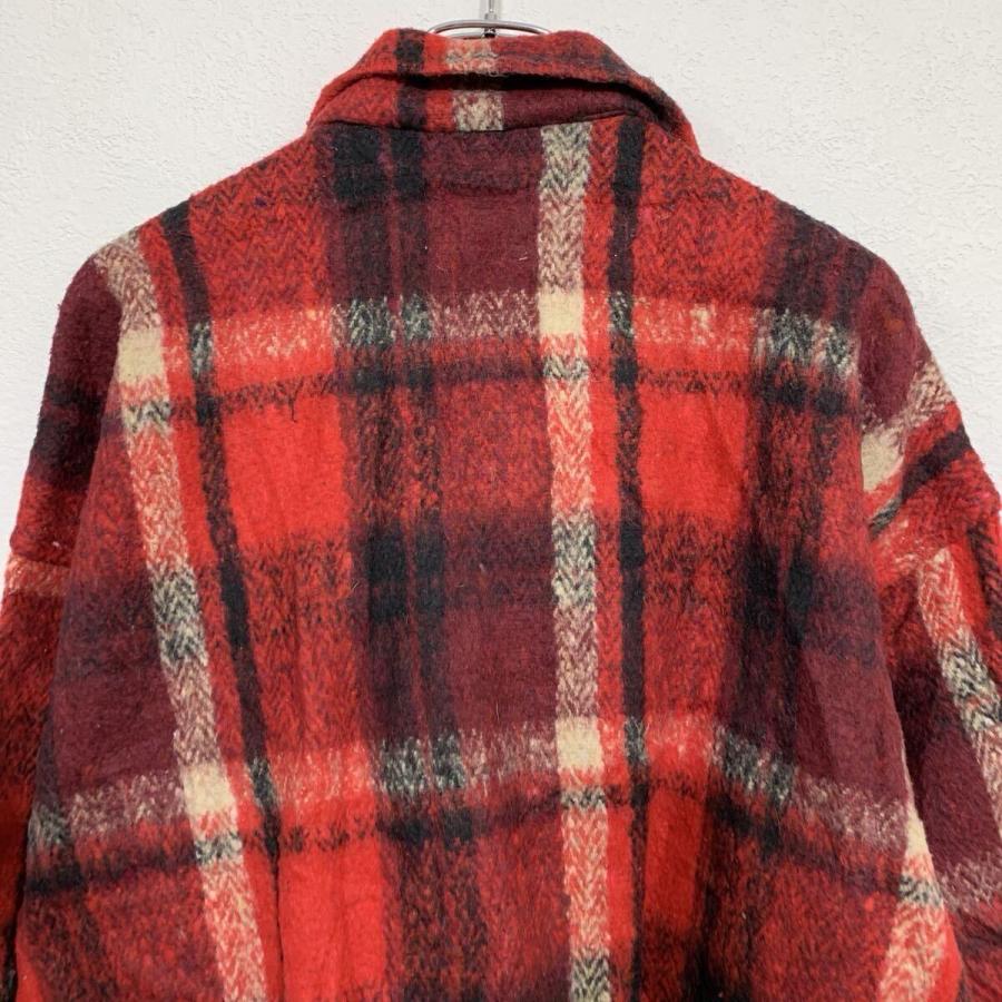 メキシコ製 EARTH RAGZ シャツジャケット 4XL〜 レッド ブラック