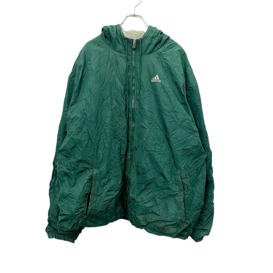 adidas ナイロンジャケット 2XL グリーン アディダス 90s 90年代 OLD