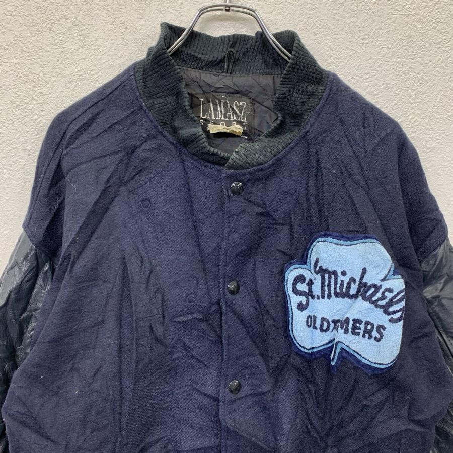 LAMASZ SPORT スタジアムジャケット XL ネイビー・ブラック ラマズ