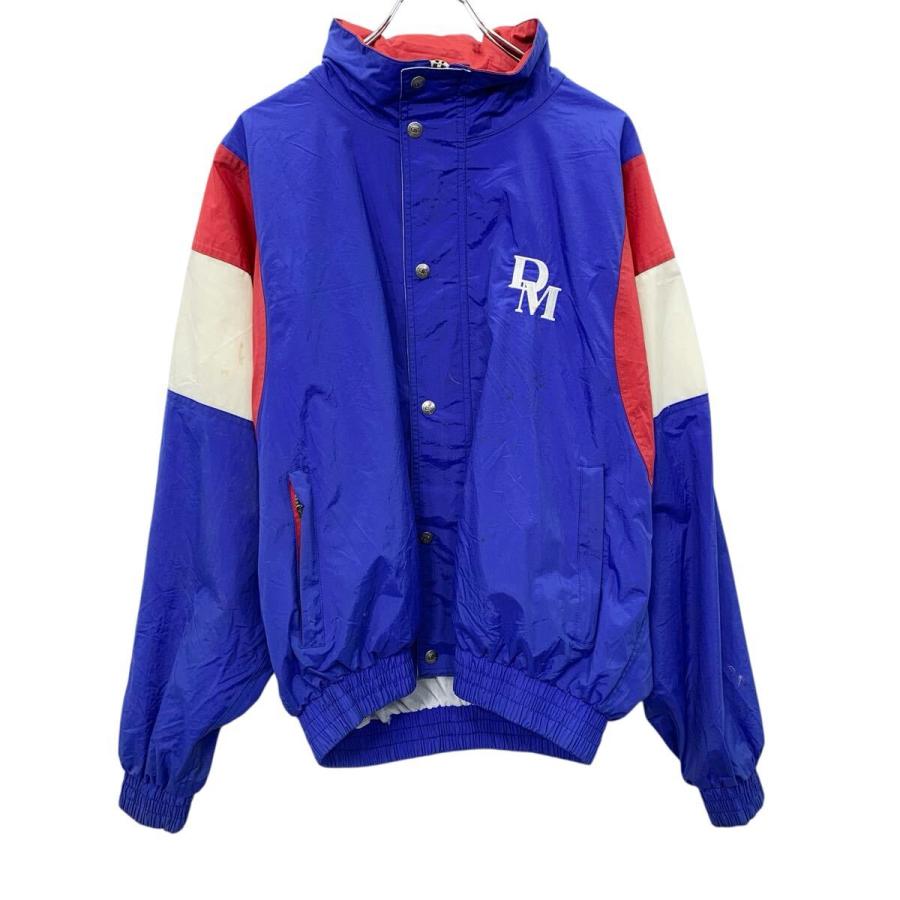 Championチャンピオン/中綿ナイロンジャケット/90s〜00s 90年代 Champion チャンピオン バックロゴ 刺繍 ナイロンジャケット