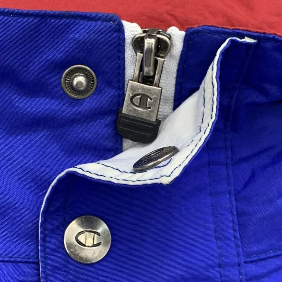 Champion ナイロンジャケット L ブルー・レッド・ホワイト