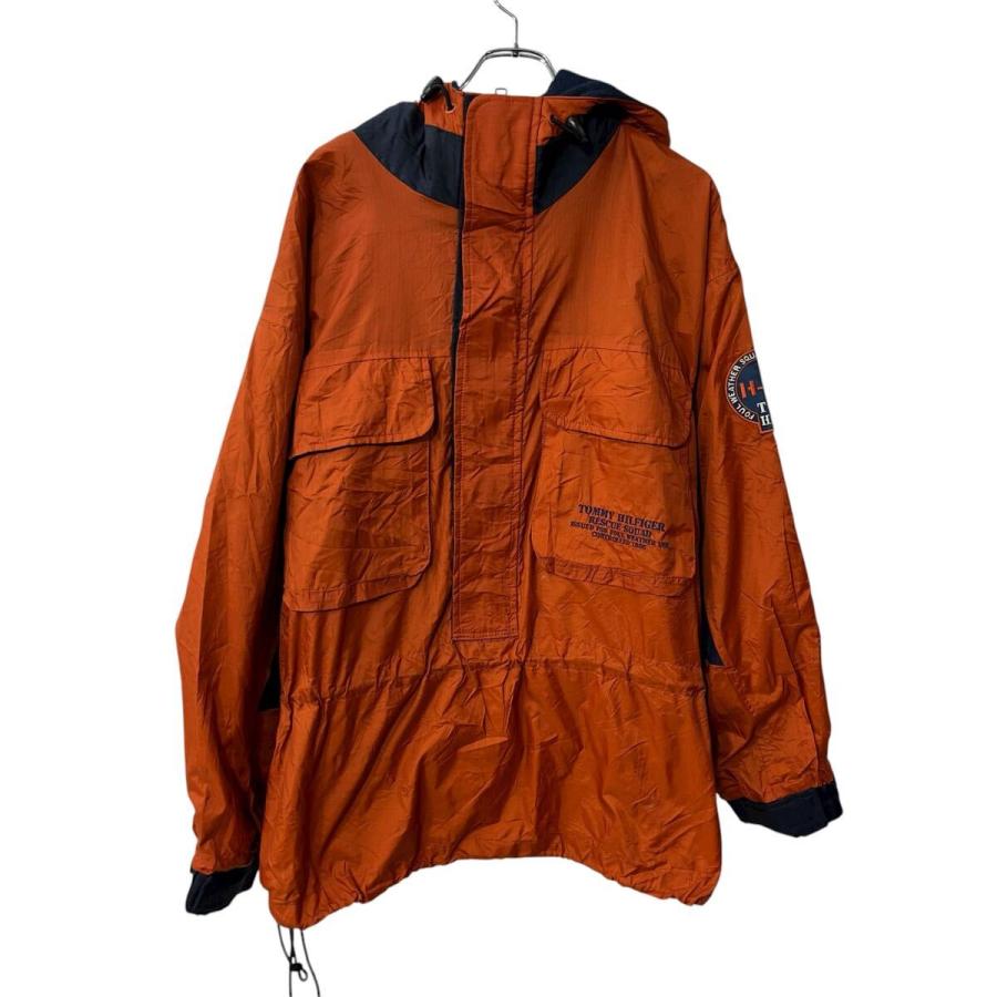 TOMMY HILFIGER マウンテンパーカー XL オレンジ トミーヒルフィガー