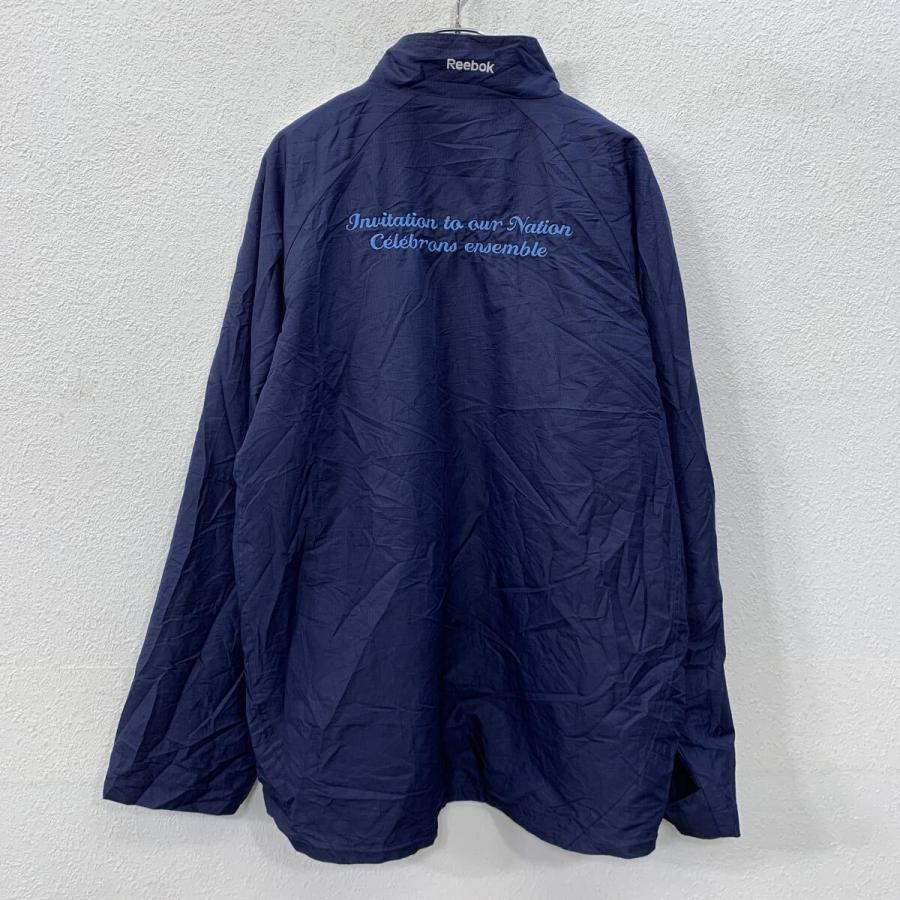 Reebok ジャケット XL ネイビー マルチカラー リーボック ジップアップ