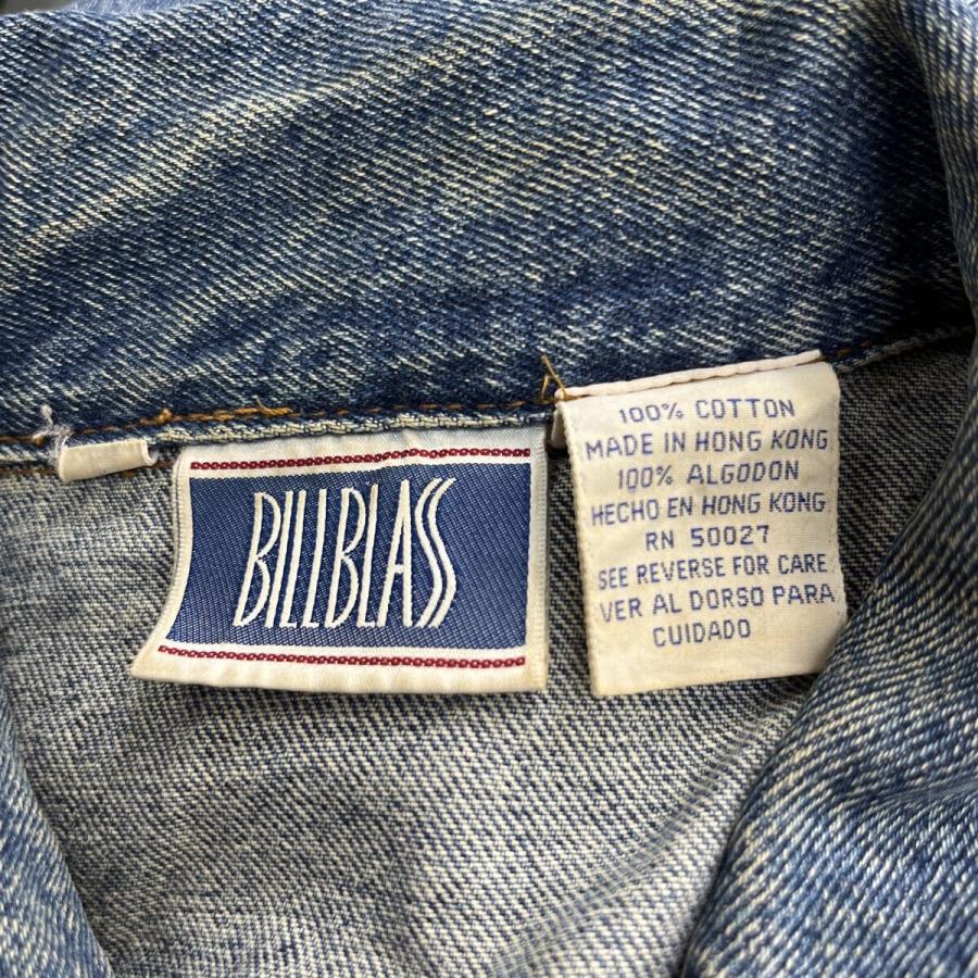 BILLBLASS デニムジャケット L インディゴブルー ボタン ポケット 