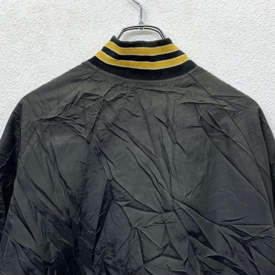 Don Alleson Athletic スタジアムジャケット L ブラック・イエロー