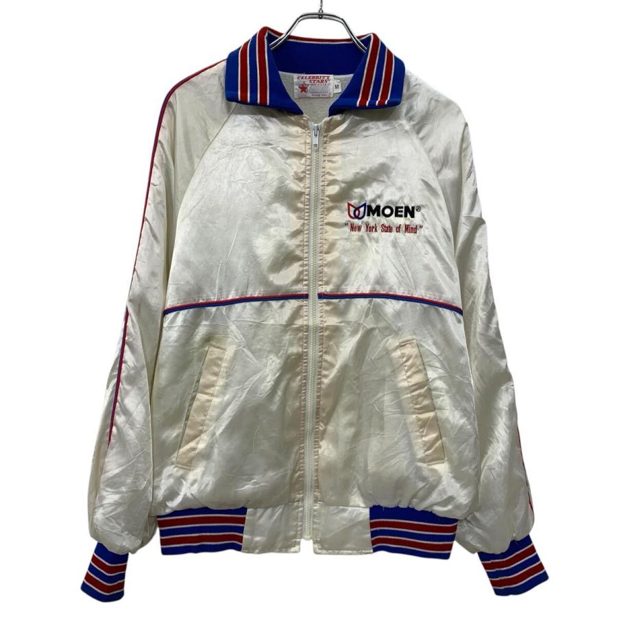 USA製 CELEBRITY STARS スタジアムジャケット M ホワイト マルチカラー