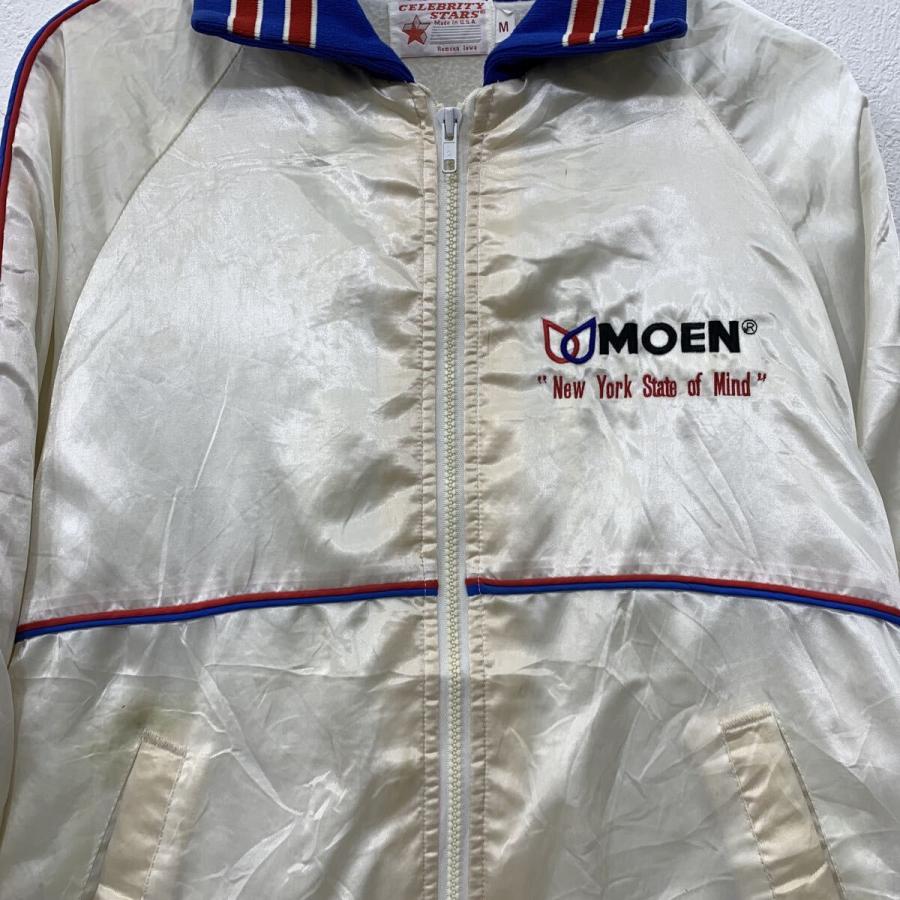 USA製 CELEBRITY STARS スタジアムジャケット M ホワイト マルチカラー