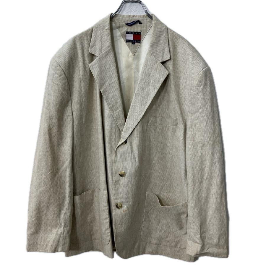 TOMMY HILFIGER テーラードジャケット XL アイボリー トミー 