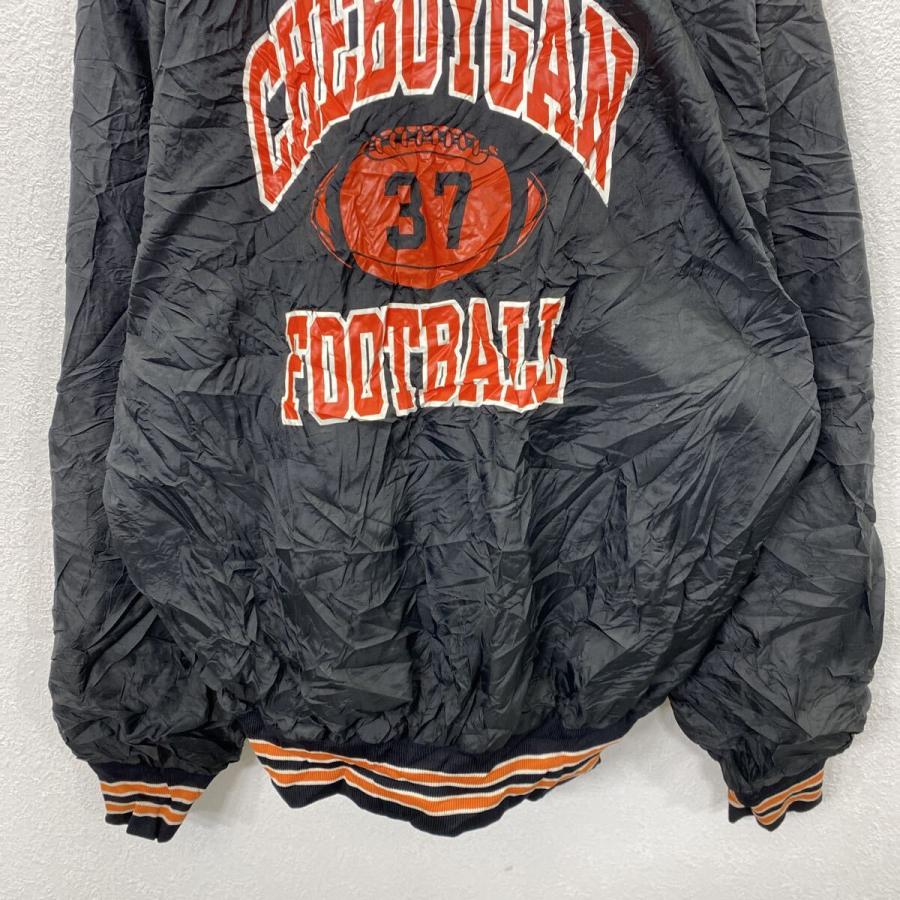 USA製 Johnny Mac's ナイロンジャケット XL ブラック バックプリント