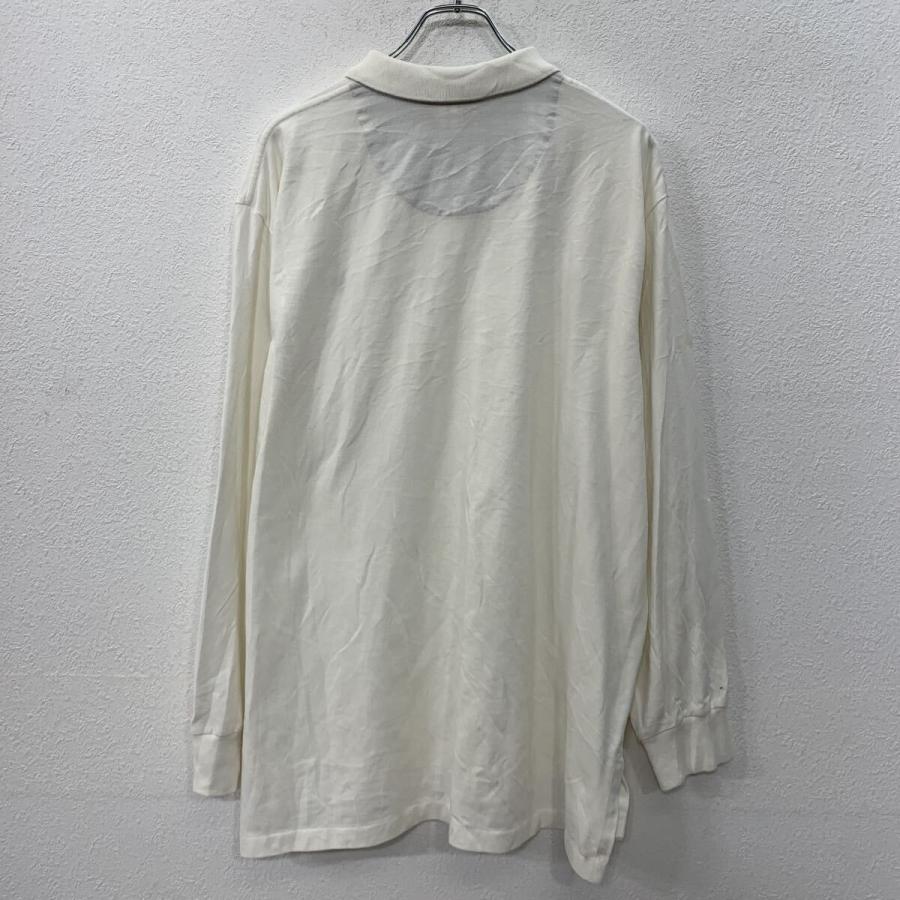 POLO RALPH LAUREN 長袖 ポロシャツ XXL ホワイト ポロラルフローレン