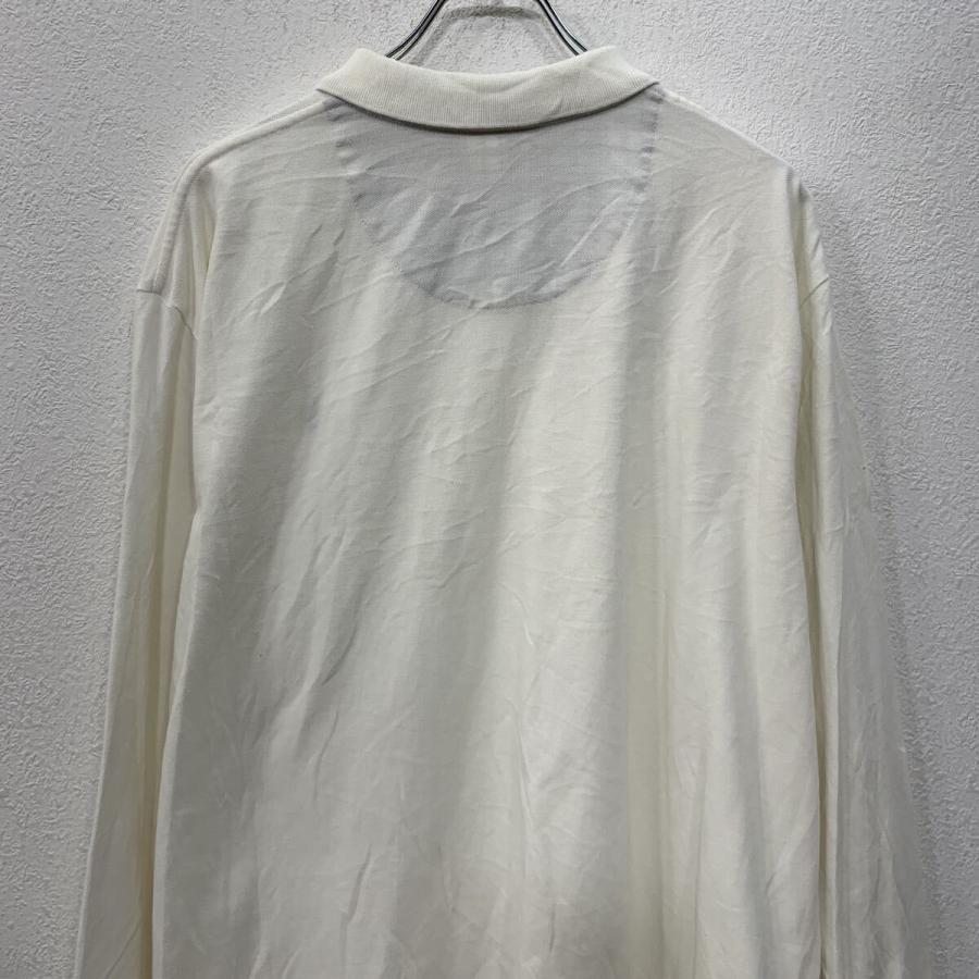 サイズM ポロ・ラルフ・ローレン 長袖ポロシャツ ホワイト POLO RALPH LAUREN 長袖 ポロシャツ XXL ホワイト ポロラルフローレン