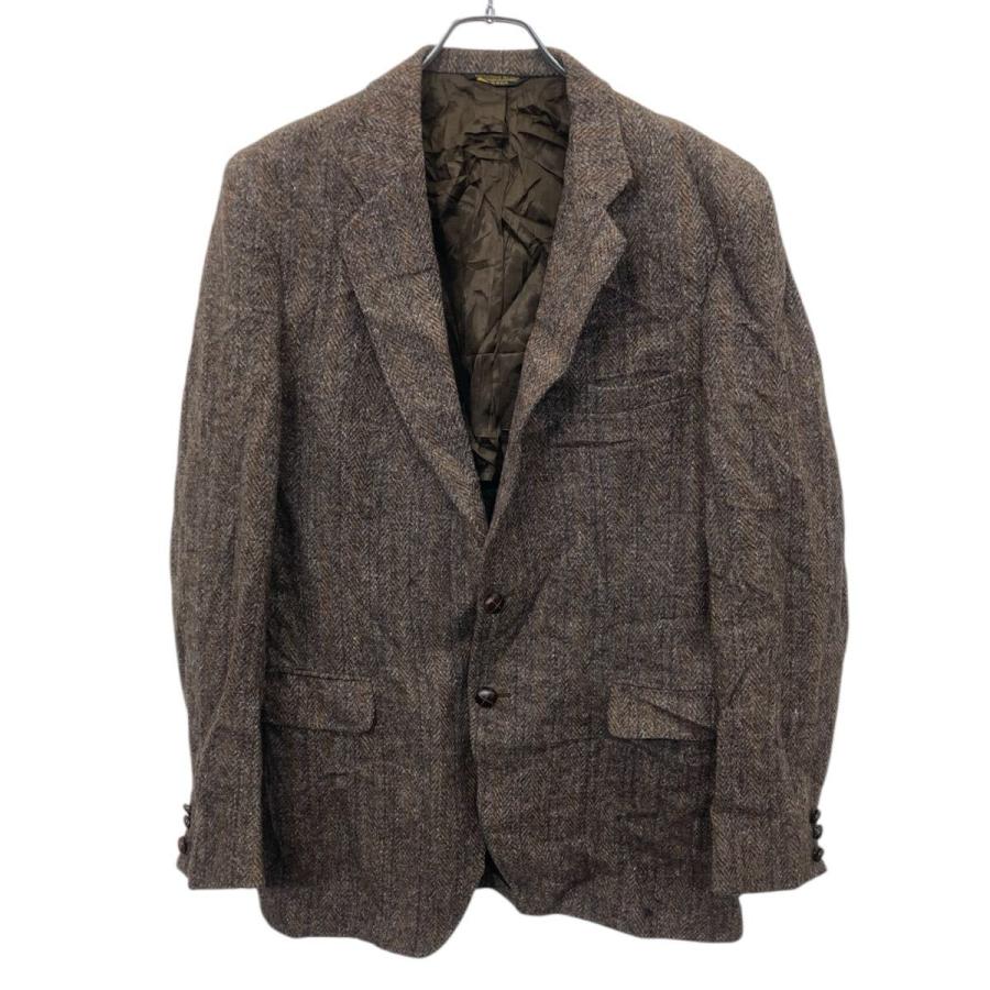 ポールスミス ミックスツイード ジャケット くるみボタン ブラウン系 Lサイズ 中古・古着通販】PAUL SMITH (ポールスミス) ツイードジャケット