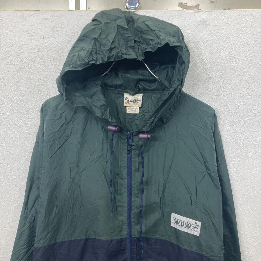 90s〜 Disney ナイロンジャケット 2XL グリーン ネイビー系 ディズニー