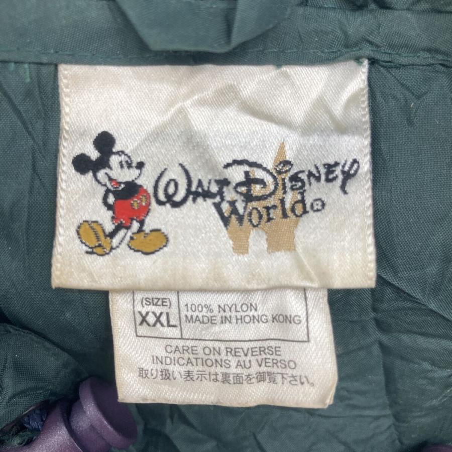 90s〜 Disney ナイロンジャケット 2XL グリーン ネイビー系 ディズニー