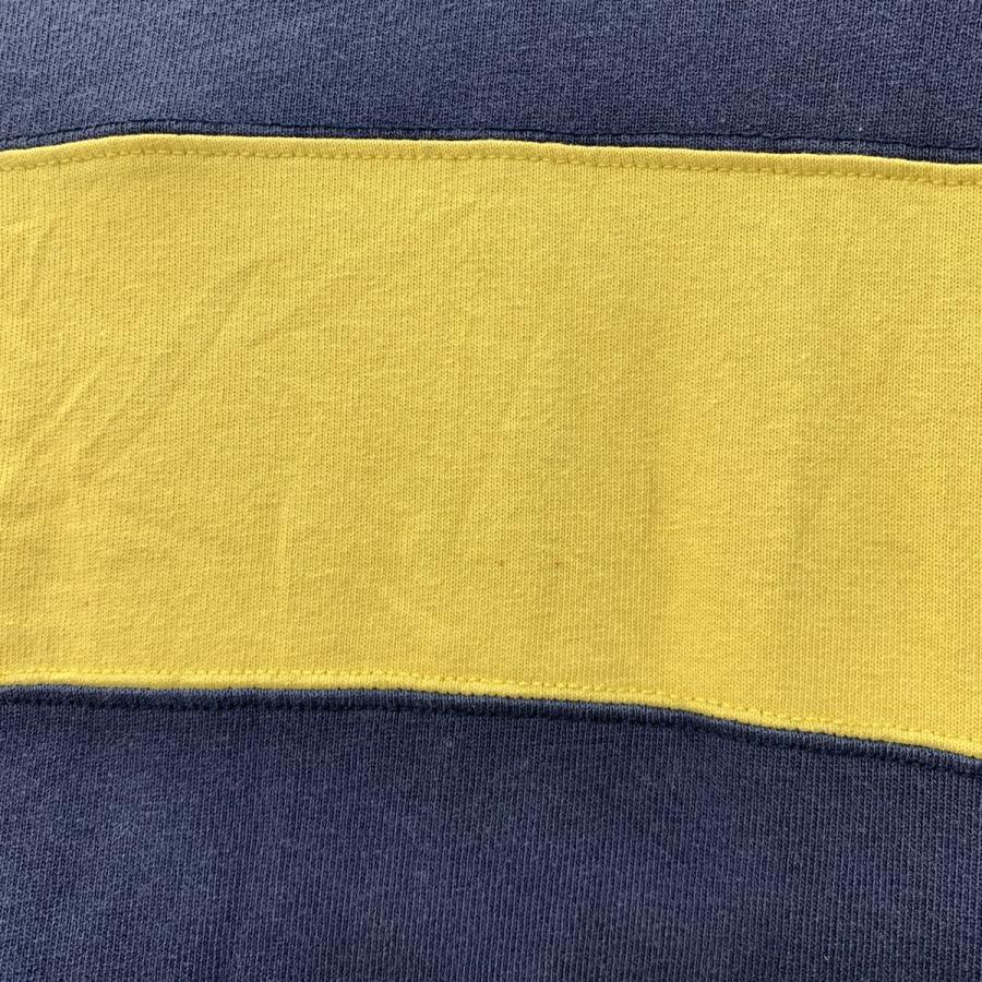 POLO RALPH LAUREN 長袖 ラガーシャツ XL イエロー ネイビー ポロ