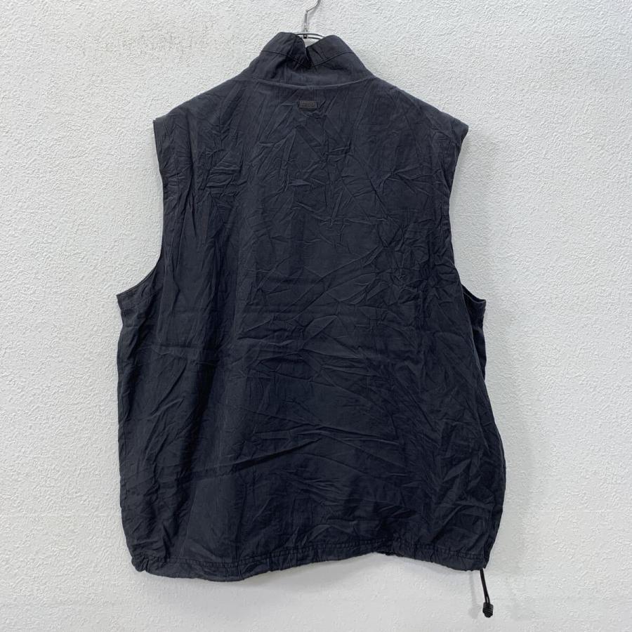 IZOD ベストジャケット XL ブラック アイゾッド ジップアップ 刺繍ワン