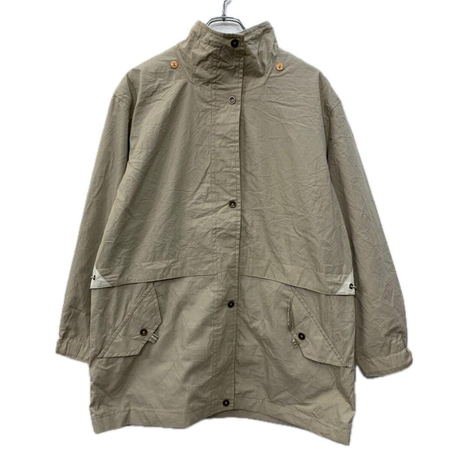 IZZI SPORT ジャケット M ベージュ スナップボタン 無地ジャケット 