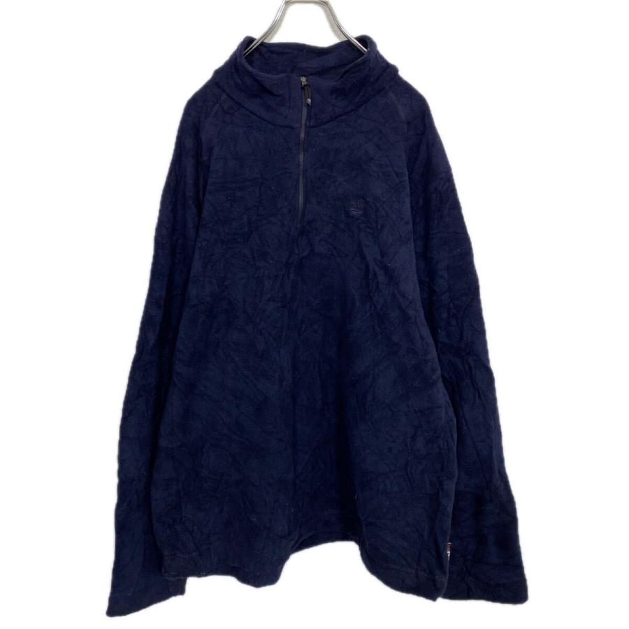 Timberland フリースジャケット XL ネイビー ティンバーランド ハーフ 
