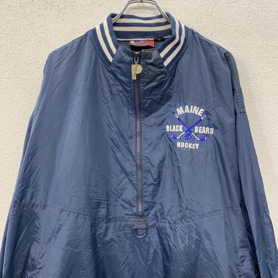 PRO PLAER ナイロンジャケット XXL ネイビー ホワイト ハーフジップ