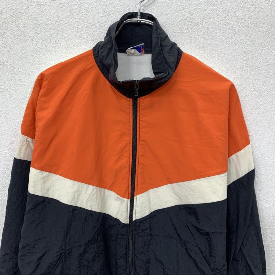 USA製 BRUTE ナイロンジャケット マルチカラー ブラック オレンジ