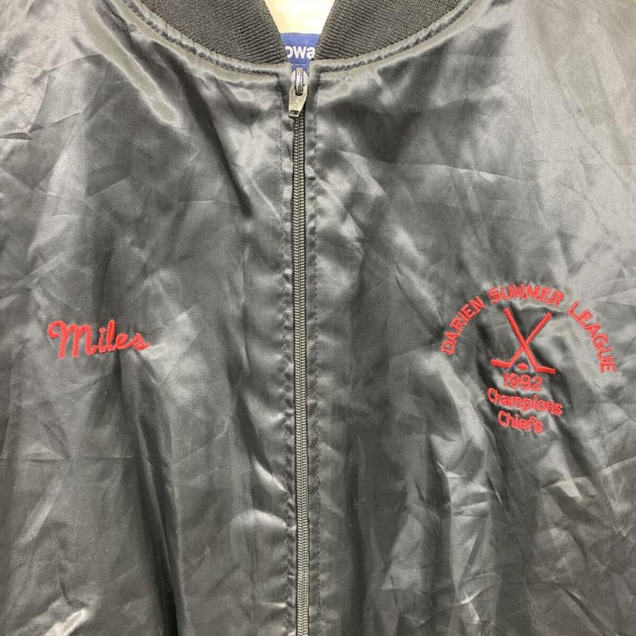 70〜80s USA製 Holloway ジャケット XL ブラック ホロウェイ ジップ