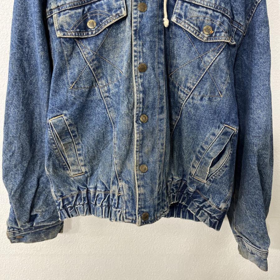 ASH CREEK TRADING デニムジャケット M ブルー フーディー スナップ