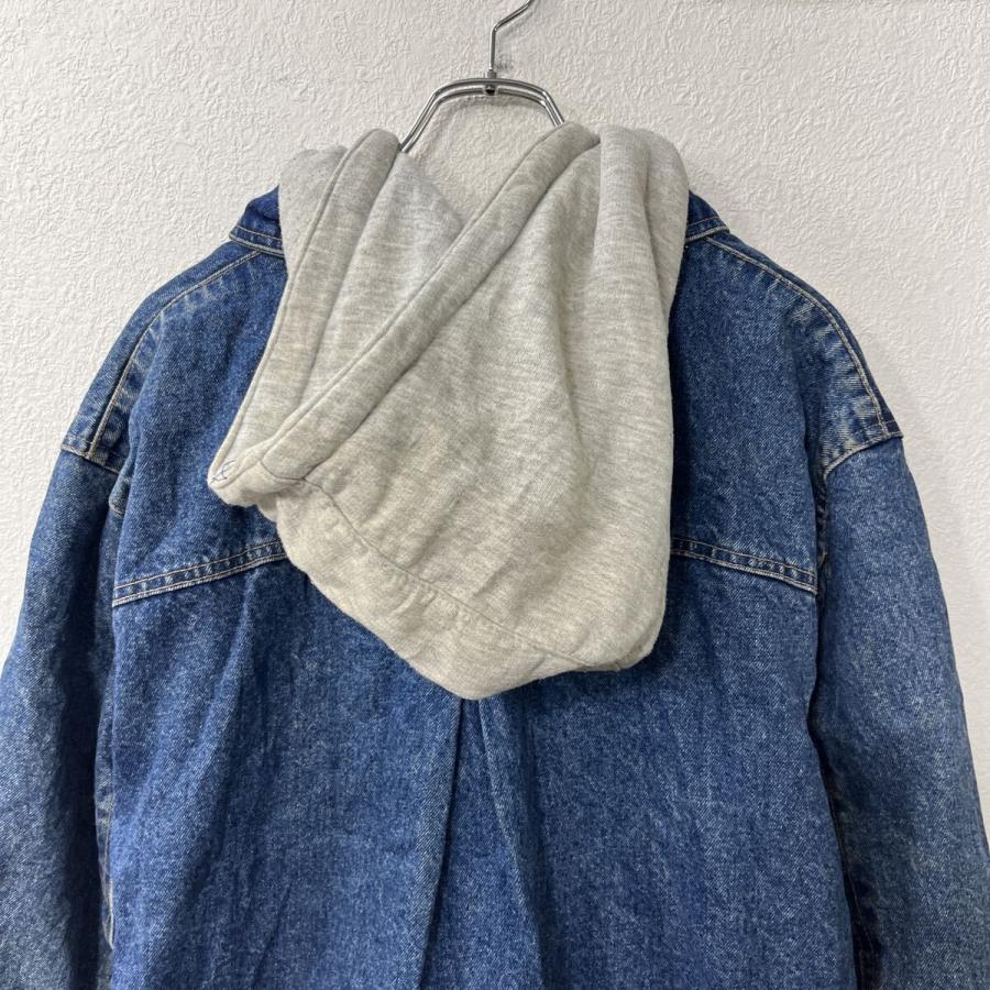 ASH CREEK TRADING デニムジャケット M ブルー フーディー スナップ