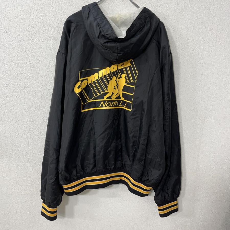 RENNOC アノラックパーカー 2XL ブラック フーディー ハーフジップ 