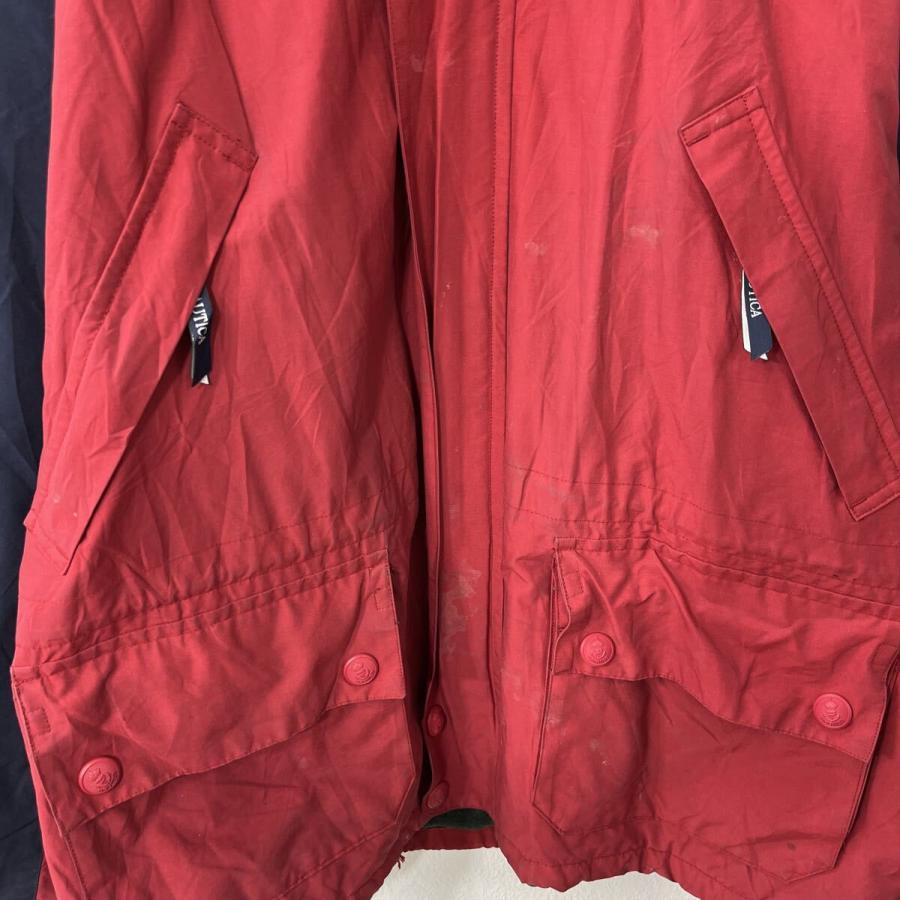 MENS nautica ノーティカ アウター M ネイビー×レッド 90s nautica マウンテンパーカー XL ネイビー レッド ノーティカ