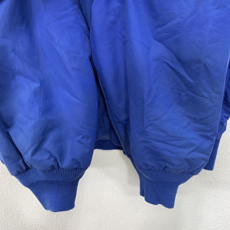 90s LANDS'END ナイロンジャケット L ブルー ランズエンド ジップ