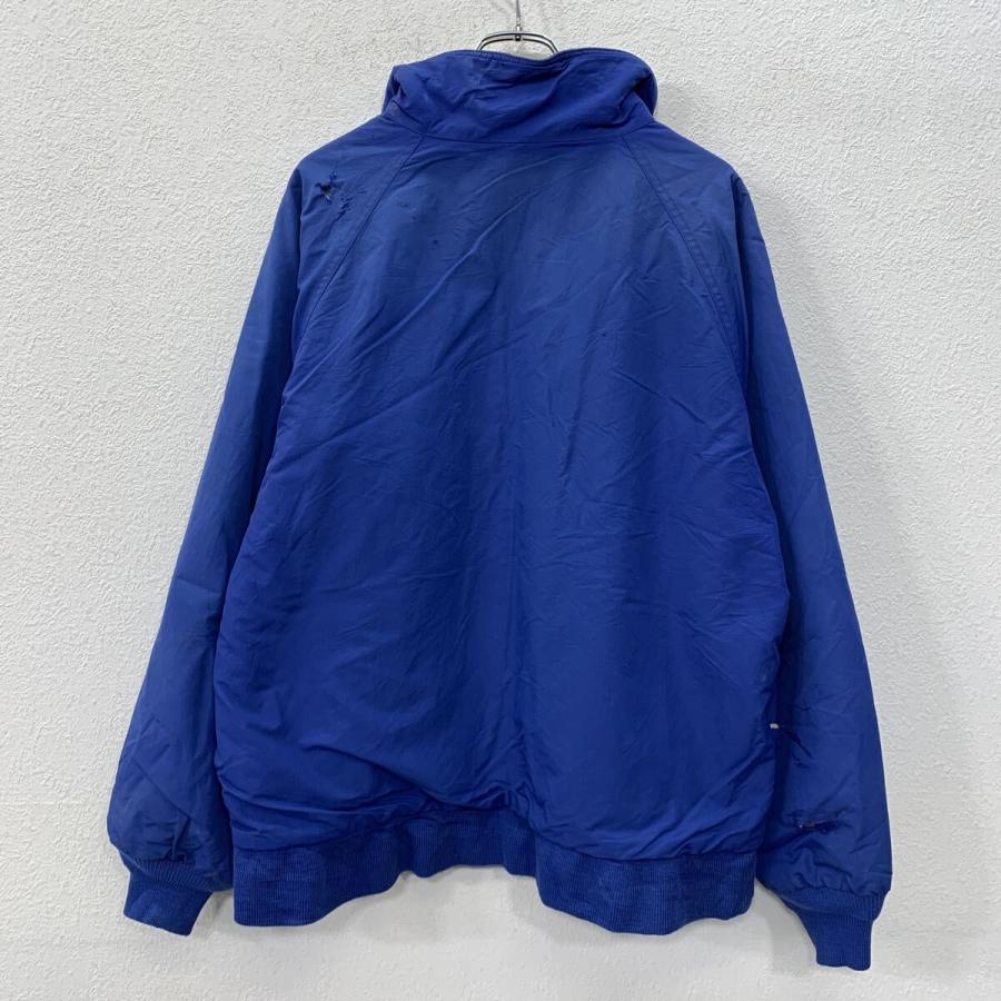 90s LANDS'END ナイロンジャケット L ブルー ランズエンド ジップ