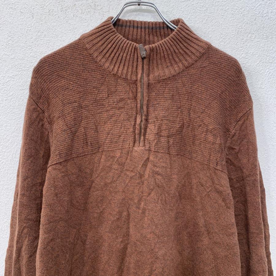 15561✨新品タグ付き✨ヤシキ デザイン ニット セーター コットン ブラウン ニット 薄め レディース トップス 秋服 セーター 長袖 Vネック 綿