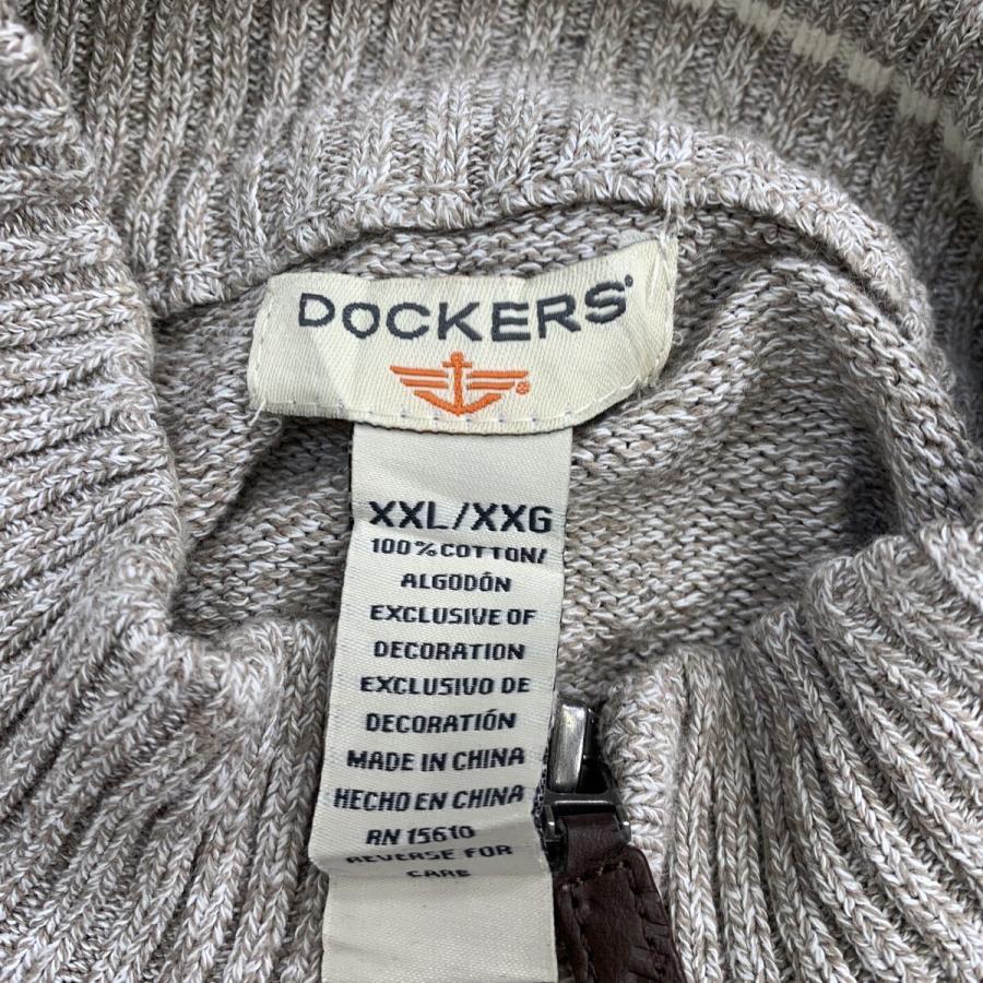 DOCKERS コットンニット セーター XXL ライトベージュ ドッカーズ 