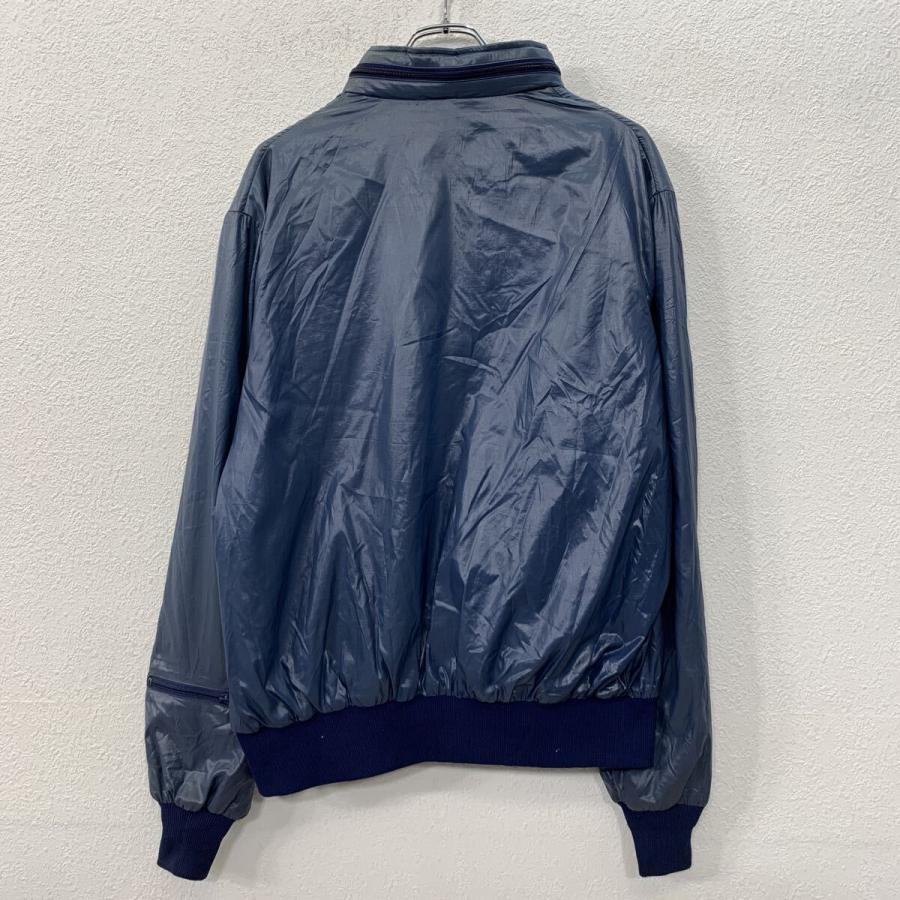 USA製 aureus ナイロンジャケット L ブルー ジップアップ 隠れフード