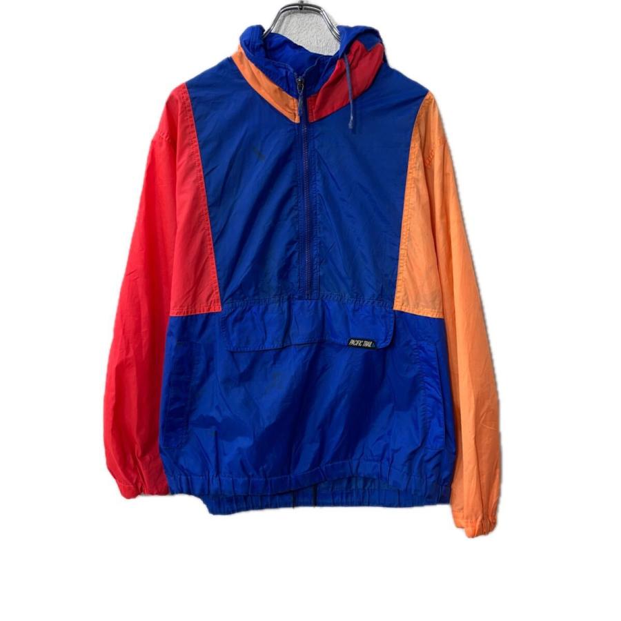 PACIFIC TRAIL アノラックパーカー L〜 ブルー マルチカラー ナイロン