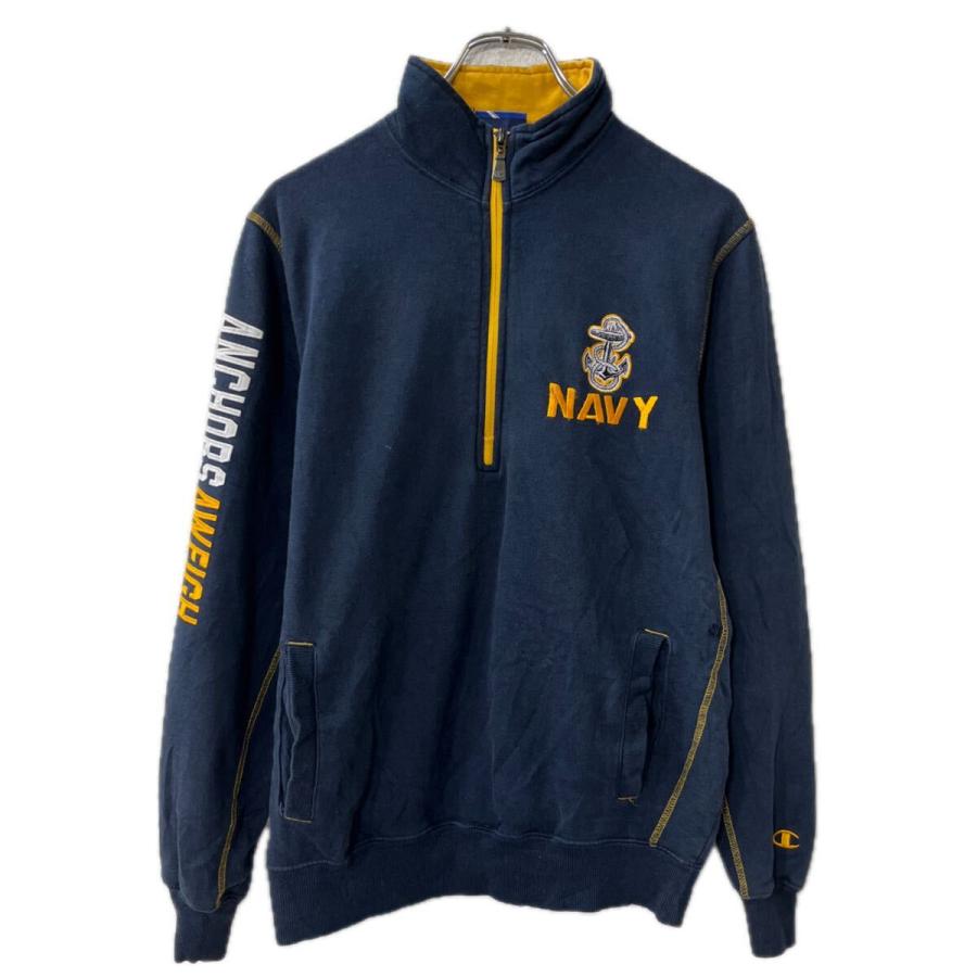 Champion ロゴスウェット トレーナー S ネイビー チャンピオン ハーフ