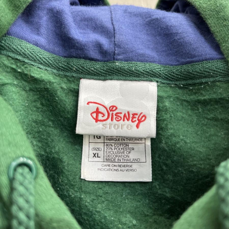 Disney プリントスウェット パーカー XL グリーン ディズニー POOH 