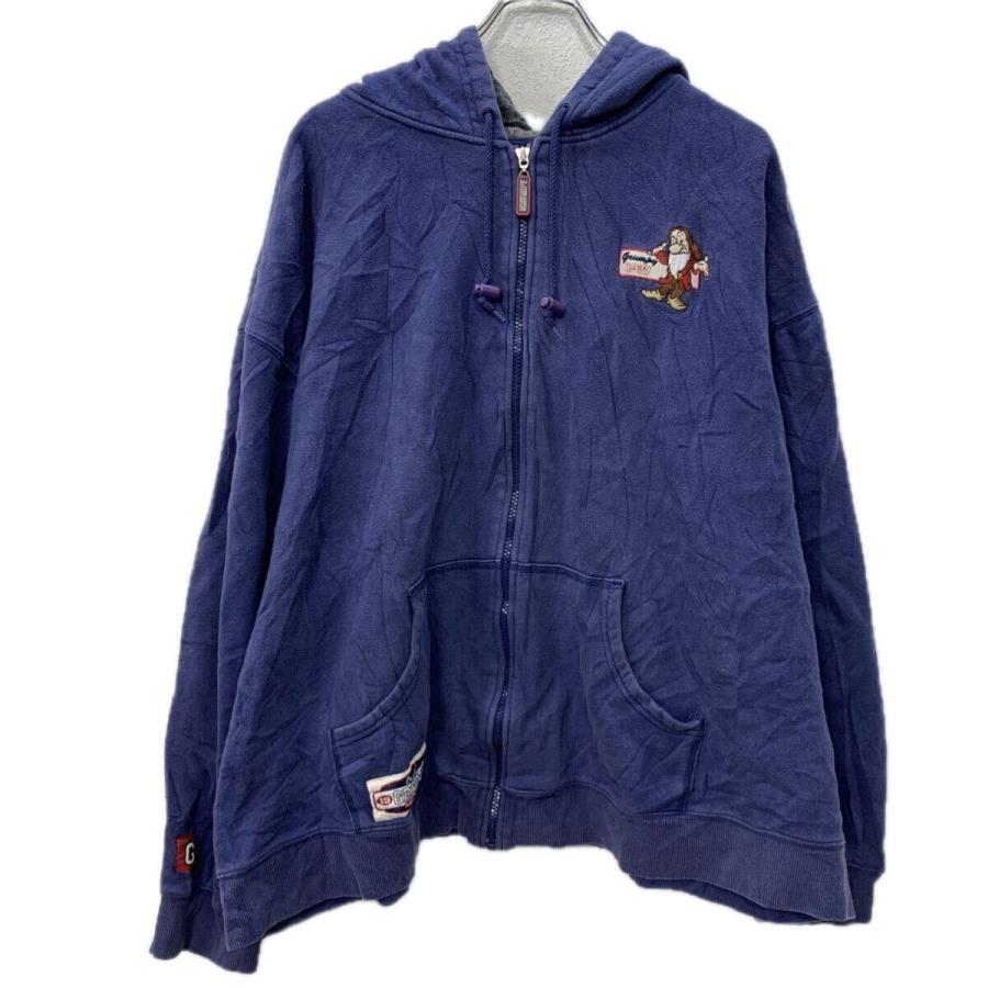 Disney store ロゴスウェット パーカー XXL ネイビー ディズニーストア