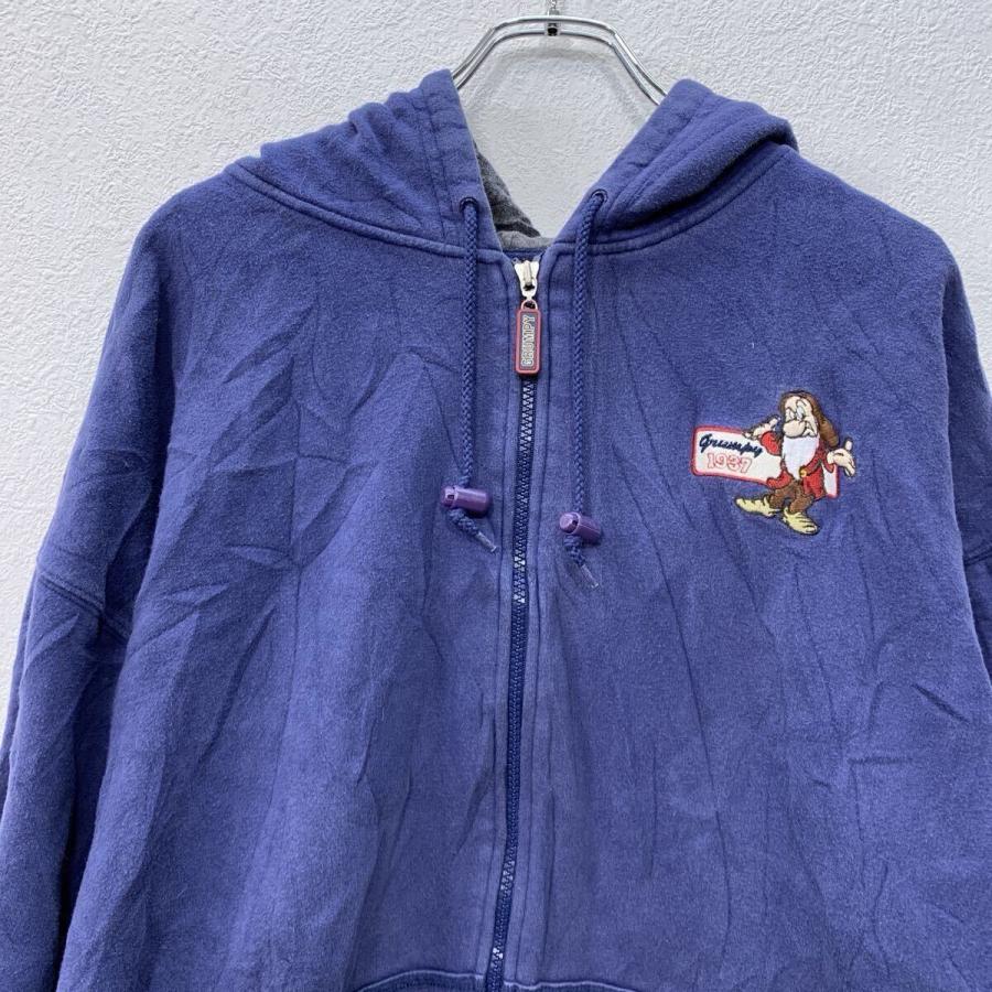 Disney store ロゴスウェット パーカー XXL ネイビー ディズニーストア