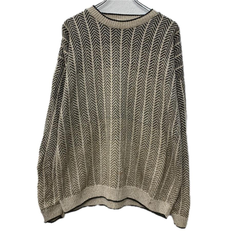 USA製 LlBERTY SWEATERS コットンニット セーター XXL ベージュ マルチ 