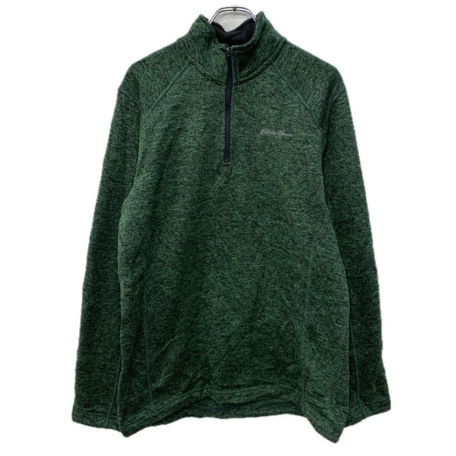 Eddie Bauer フリースジャケット M ダークグリーン エディーバウアー