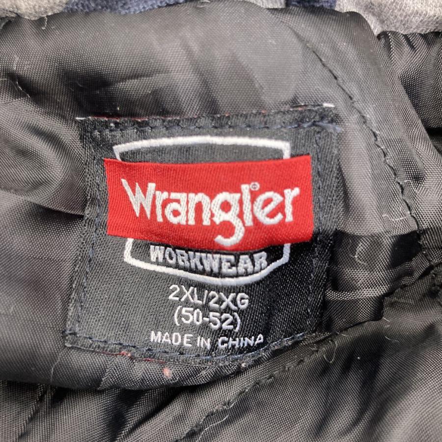 Wrangler ワークジャケット 2XL ネイビー ラングラー ワーク 前ボタン